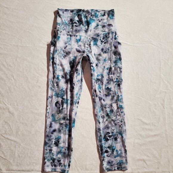 Lululemon Align High Rise Crop with Pockets 23" - Kaleidofloral Multi - Size 8